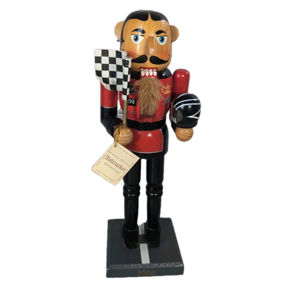 Wood Nutcracker Limited Edition 481/7562 - 2008 14.5" Tall x 5"x  4.5"